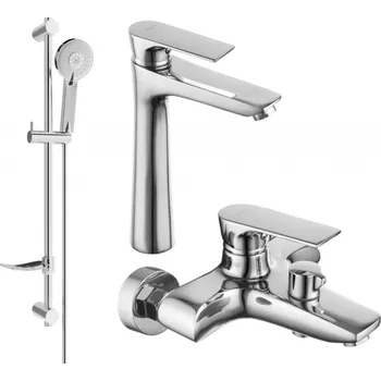 Vodovodní baterie Mexen Axel DF40 sada vanových baterií, chrom - 73813DF40-00 Bateriové soupravy