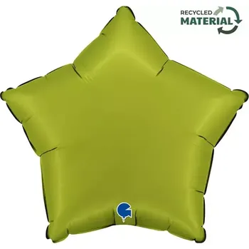 Balónek Foliový balonek hvězda matcha zelená 46 cm