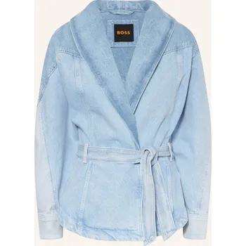 Dámský blejzr Boss Dámská Džínová Bunda C_Dnm, tmavě modrá, 38