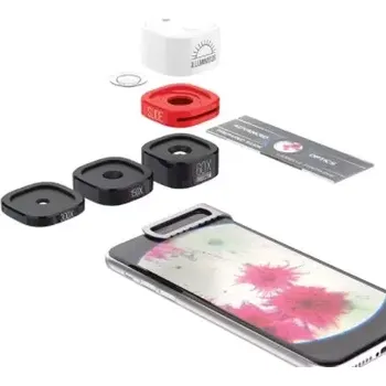 Mikroskop Modulární mikroskop pro chytré telefony 3v1 Konus Micro-clip pro smartphone (60-300x)