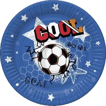 Party nádobí Papírové talíře velké - Cool Football - 23 cm - 8 ks - TD02_OG_038101