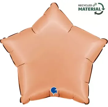 Balónek Foliový balonek hvězda broskvová 46 cm