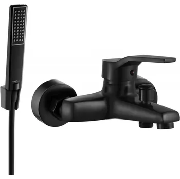 Vodovodní baterie Mexen Caro R72 vanová baterie se sprchovým setem, černá - 74663R72-70 Bateriové soupravy
