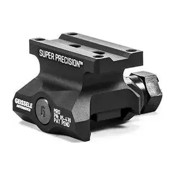 Kolimátor Geissele montáž Super Precision pro kolimátor Trijicon MRO - černá, 1/3 co-witness
