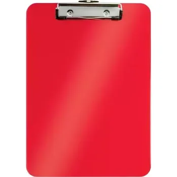 Psací podložka Psací podložka s klipem Leitz WOW - A4, červená
