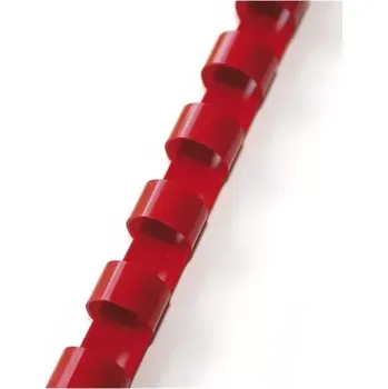 Vázací hřbet plastový hřbet 16mm červená 100ks
