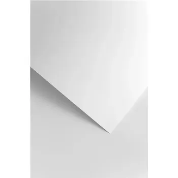 Barevný papír Ozdobný papír Hladký bílý 230g, 20ks