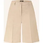 Cambio Bermudy Adrienne Se Lnem, béžová