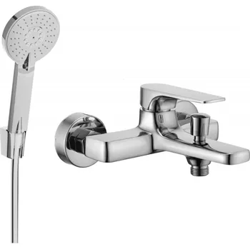 Vodovodní baterie Mexen Lynx R40 vanová baterie se sprchovou sadou, chrom - 74593R40-00 Bateriové soupravy