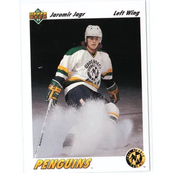 Sběratelská karetní hra 1991-92 Upper Deck JAROMÍR JÁGR All Rookie Team