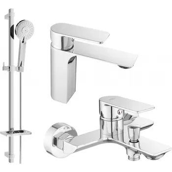 Vodovodní baterie Mexen Alexa DQ40 vana set, chrom - 71203DQ40-00 Bateriové soupravy