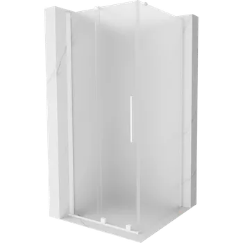 Mexen Velar sprchový kout posuvný 110 x 110 cm, matné sklo, bílý - 871-110-110-31-20 Sprchové kouty