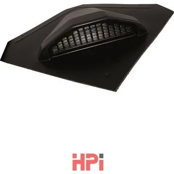 Hlavice větrací T5 s hliníkovou větrací mřížkou červná