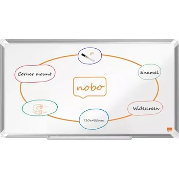 Smaltovaná magnetická tabule Nobo Premium Plus 710 x 400 mm