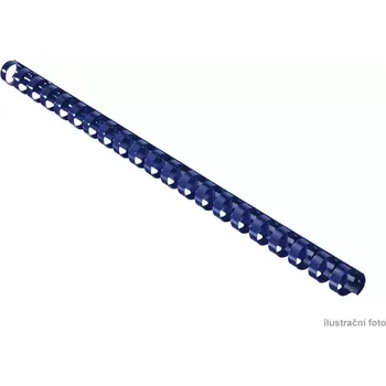 Vázací hřbet Kroužkové plastové hřbety GBC, 9/16", 8mm, modré
