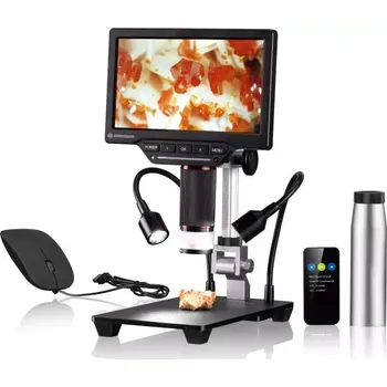 Mikroskop Digitální mikroskop Bresser WiFi 1080P 2L s LCD Displejem (2-44x) s kamerou
