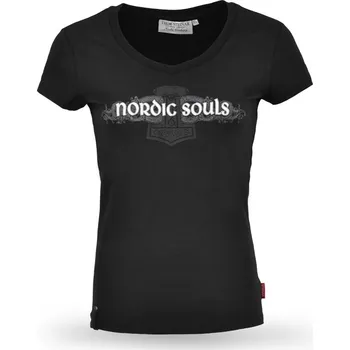 Dámské tričko Thor Steinar - dámské triko HAMMER schwarz Barva: Černá, Vel: M