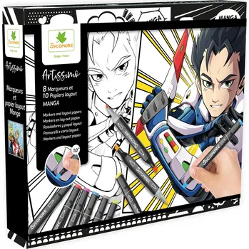 Výtvarná sada Artissimo - Manga - Superhrdinové