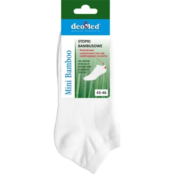Dámské ponožky MINI BAMBOO NON-SLIP - DeoMed bílá 35-38