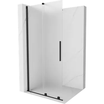 Mexen Velar posuvná sprchová stěna Walk-in 70 x 200 cm, matné sklo 8 mm, černá - 871-070-000-33-70 Sprchové stěny