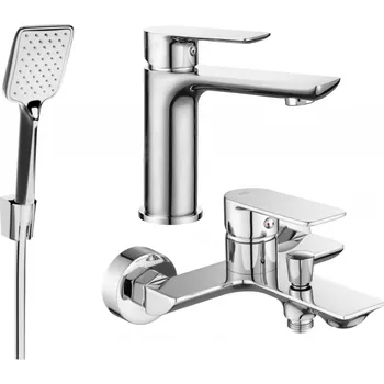 Vodovodní baterie Mexen Alfa R62 koupelnová sada, chrom - 745703R62-00 Bateriové soupravy