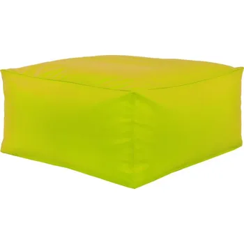 Taburet Taburetka limetková kostka ekokůže