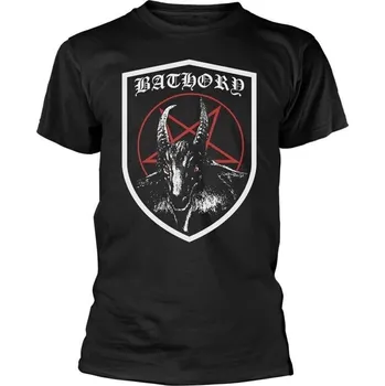Pánské tričko Bathory Shield Black XL Tričko