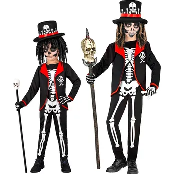 Karnevalový kostým Dětský kostým voodoo kněz - pro věk 11-13 let