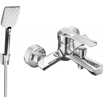 Vodovodní baterie Mexen Sabre R62 vanová baterie se sprchovým setem, chrom - 7213R62-00 Bateriové soupravy