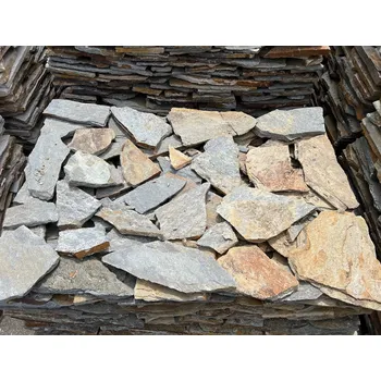 Dlažba Balkánská rula zlato-hnědá, CHOCCO Formát: drobný obklad, tloušťka: 1-3 cm