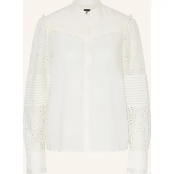 Dámská halenka Boss Dámská Halenka Bebrody S Děrovanou Krajkou, bílá, 34