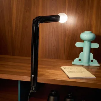 Lampička Stolní lampa Stilnovo Periscopio, černá, výška 68 cm, kov - Délka kabelu 200 cm 1 x 7 W LED - Doprava zdarma