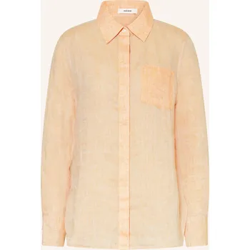 Dámská halenka Reiss Dámská Lněná Košilová Halenka, tmavě oranžová, 42