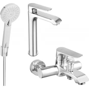 Vodovodní baterie Mexen Pecos R40 vanová sada, chrom - 72713R40-00 Bateriové soupravy