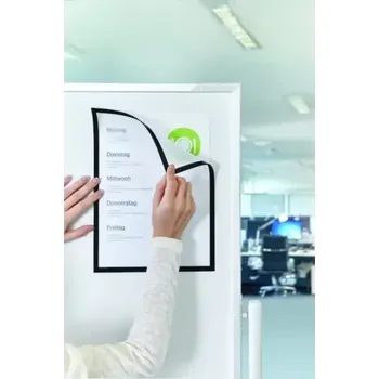 Kancelářský nábytek Magnetický rámeček Magnetoplan Magnetofix A4 černý, 5ks