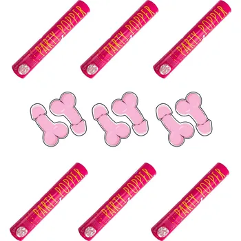Konfeta Sada Konfety 28cm - PENIS - Rozlučka se svobodou - 6 ks