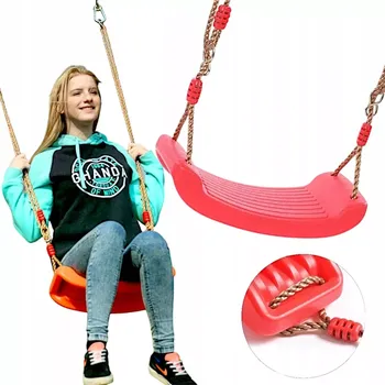 Dětská houpačka Dětská houpačka plastová - červená