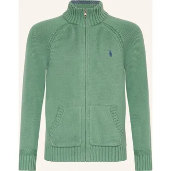 Pánská móda Polo Ralph Lauren Pletený Kardigan, zelená