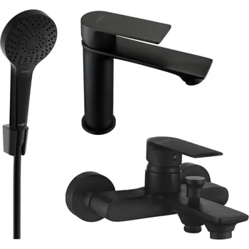 Vodovodní baterie Mexen Royo R05 vanový set, černý - 72203R05-70 Bateriové soupravy
