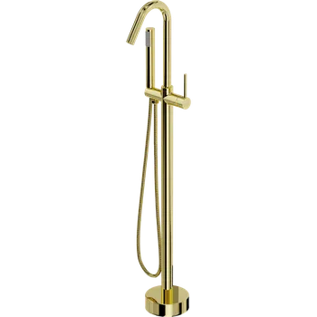 Vodovodní baterie Mexen Gaja volně stojící vanová baterie, zlatá - 75333-50 Vanovo-sprchové baterie