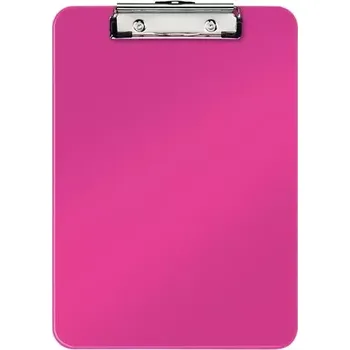 Psací podložka Psací podložka s klipem Leitz WOW, A4, růžová
