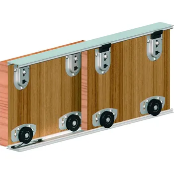 Walteco Set kování pro posuvné dveře 1500 mm stříbrný