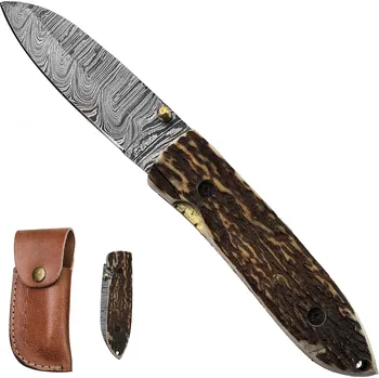 kapesní nůž Chladné Zbraně Damaškový zavírací nůž "HORN OF WILD"