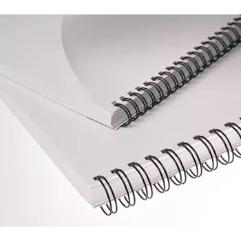 Kovové hřbety Eurosupplies (3/1") 8 mm černé