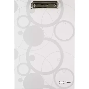 Psací podložka Psací podložka s klipem Blackamp;White A4, bílá