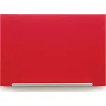 Skleněná tabule Diamond glass 126x71,1 cm, red