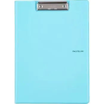 Uzavír.psací podložka s klipem Pastelini,A4 ,modrá