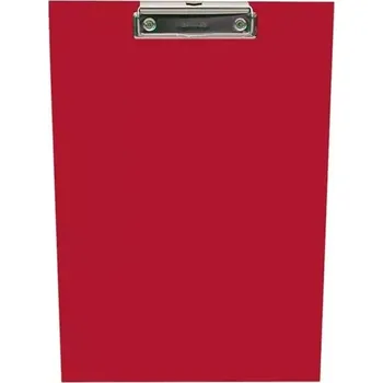 Psací podložka Psací podložka s klipem Hit Office - A4, červená