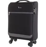 Příruční kufr T-class® SC-045, černá, M, rozšiřitelný, 56 × 38 × 20 cm, 35 l