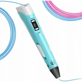 3D tisk 3D pero růžové filament PE12 s napájecím adaptérem Farba: Svetlo modrá